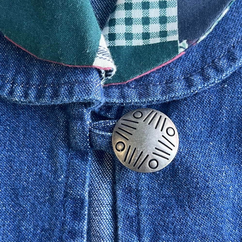 Stone Mountain Blue Denim Patchwork Vest - Women's - Picture 8 of 12